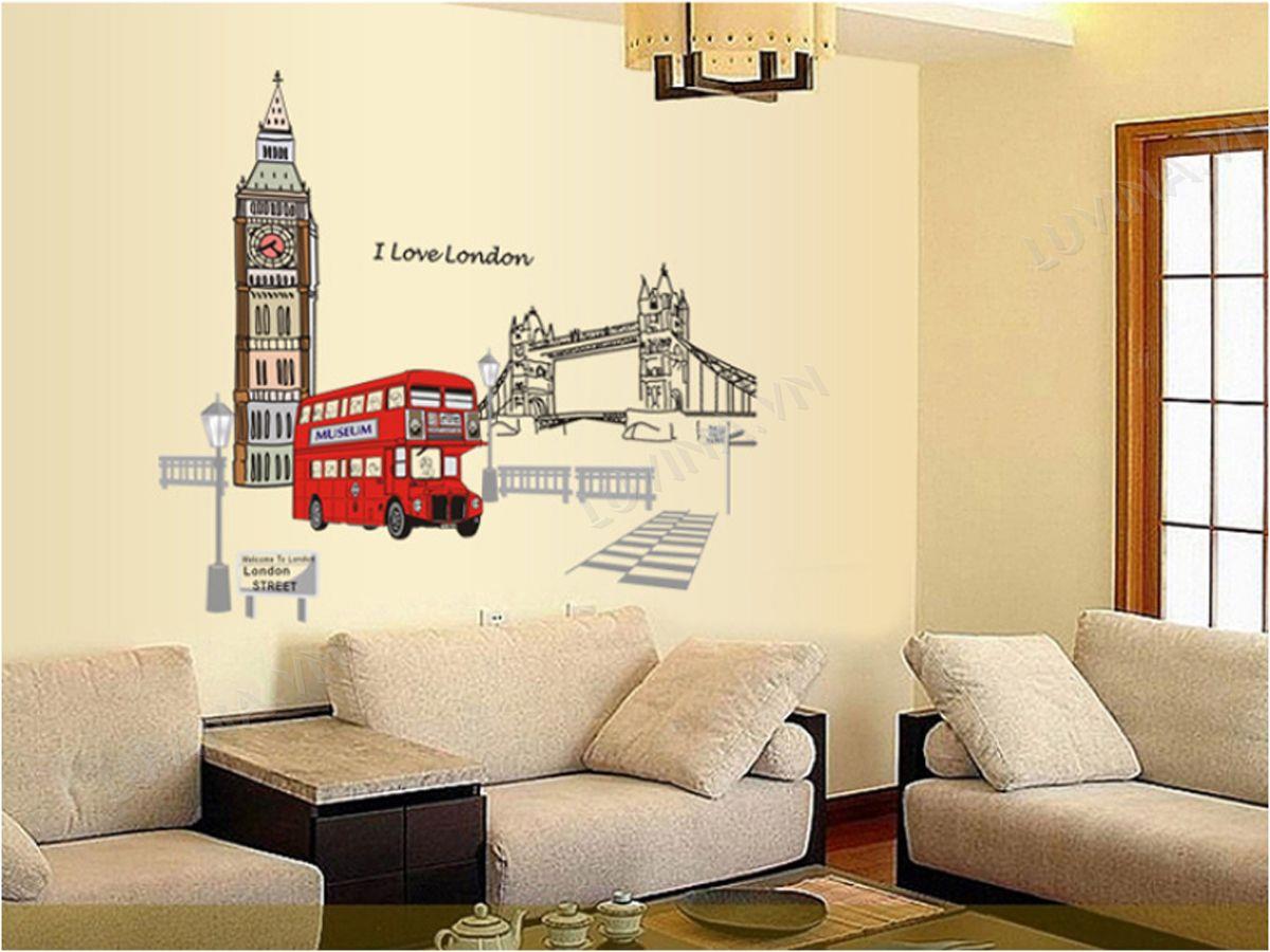 DECAL TRANG TRÍ XE BUS LONDON