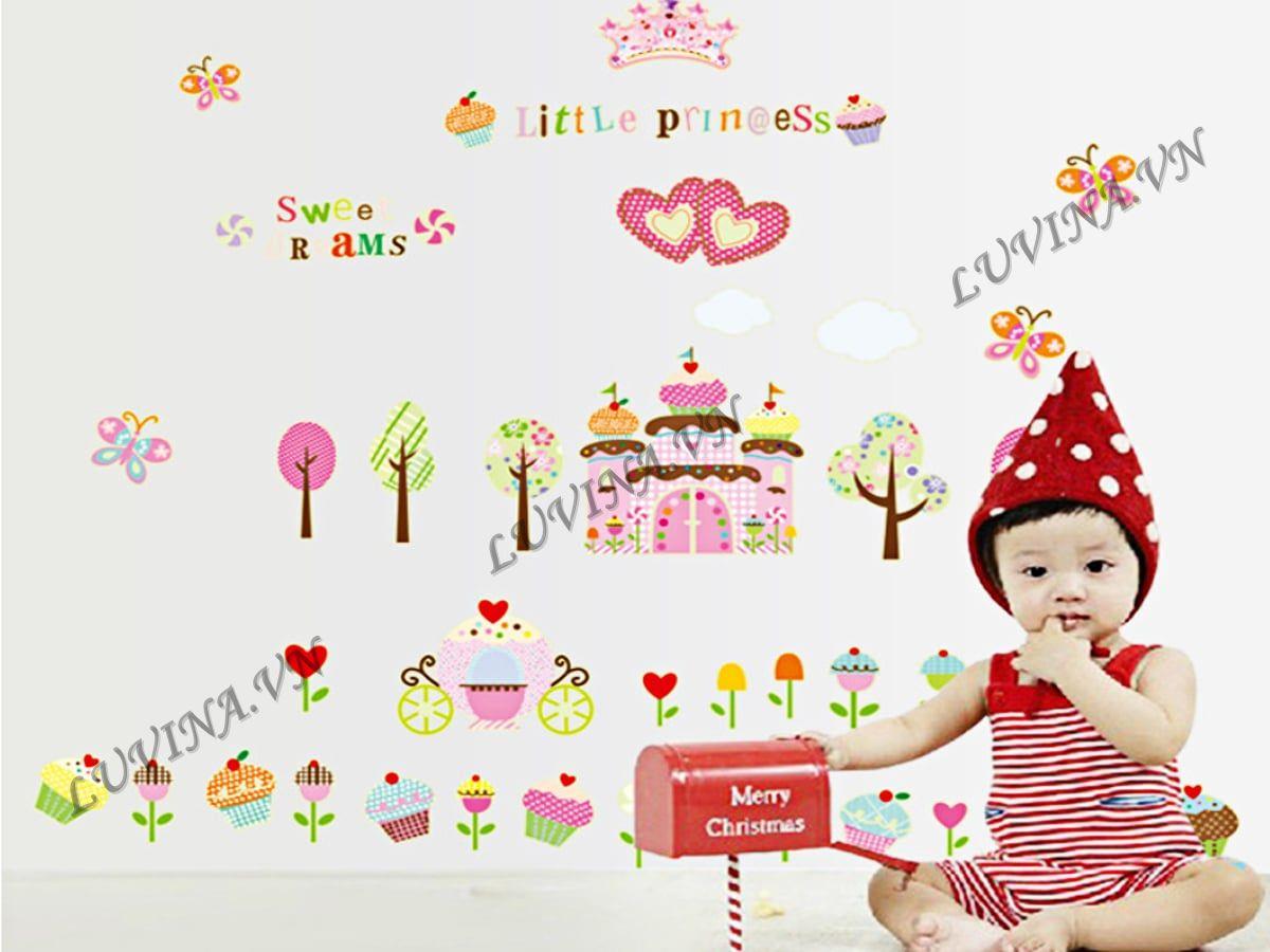 DECAL TRANG TRÍ DẠ QUANG BÁNH NGỌT