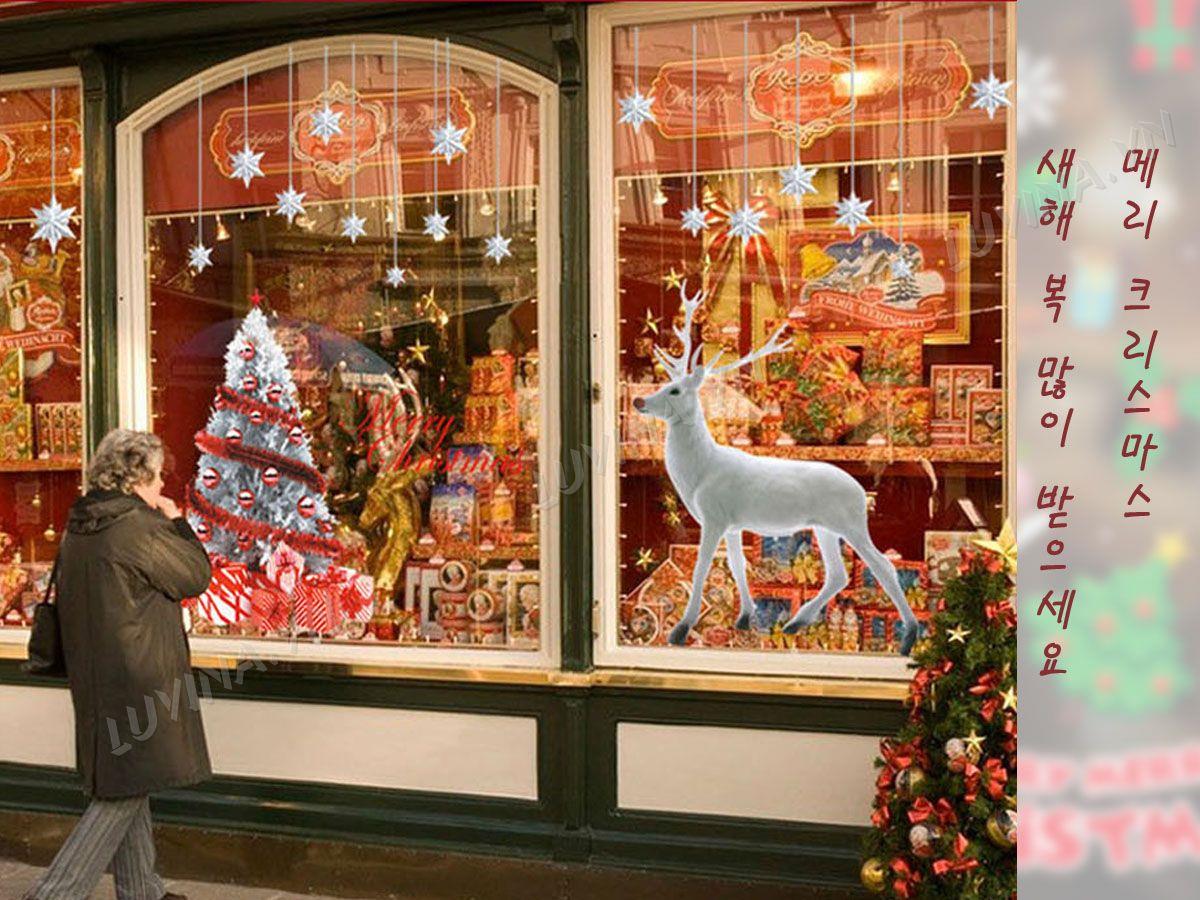 DECAL TRANG TRÍ  NOEN HƯƠU TRẮNG