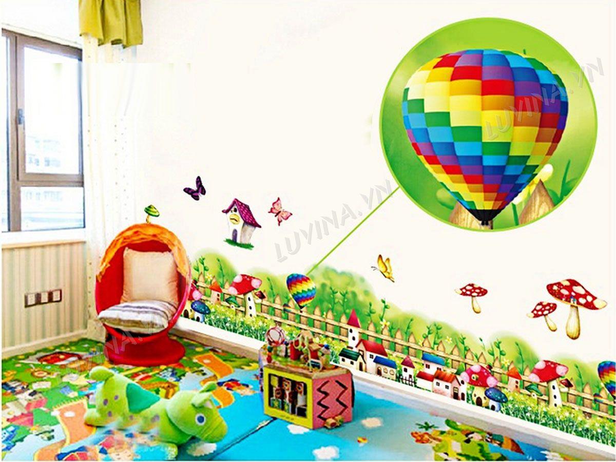 DECAL TRANG TRÍ RÀO NẤM