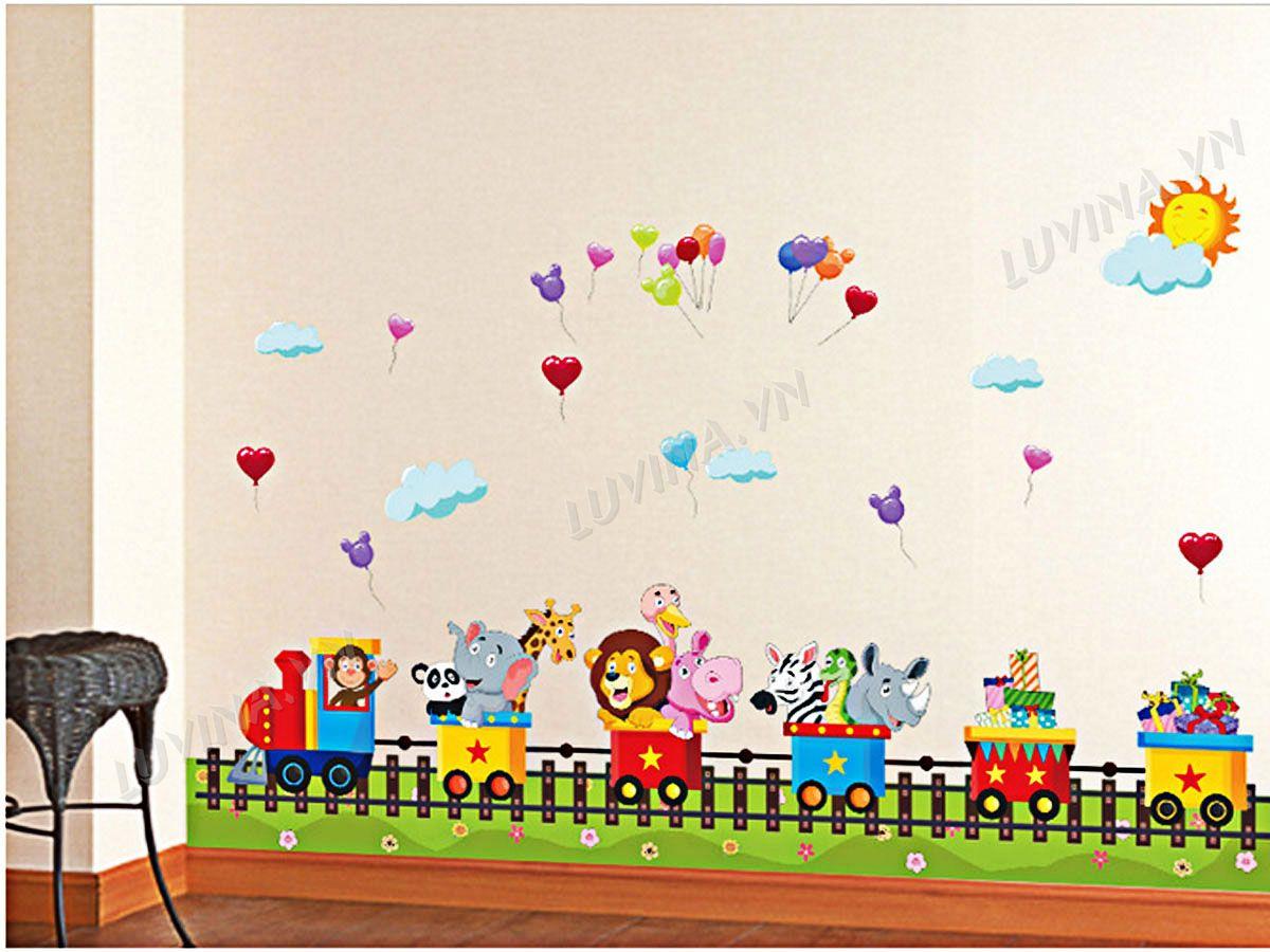 DECAL TRANG TRÍ ĐOÀN TÀU THÚ BÓNG BAY