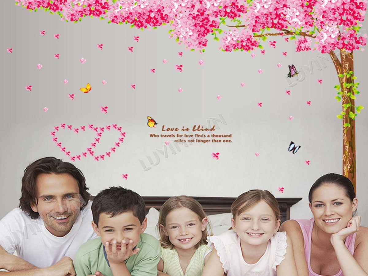 DECAL TRANG TRÍ CÂY HOA ĐÀO