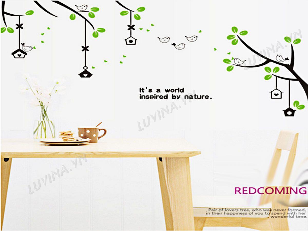 DECAL TRANG TRÍ CÂY TREO ẢNH