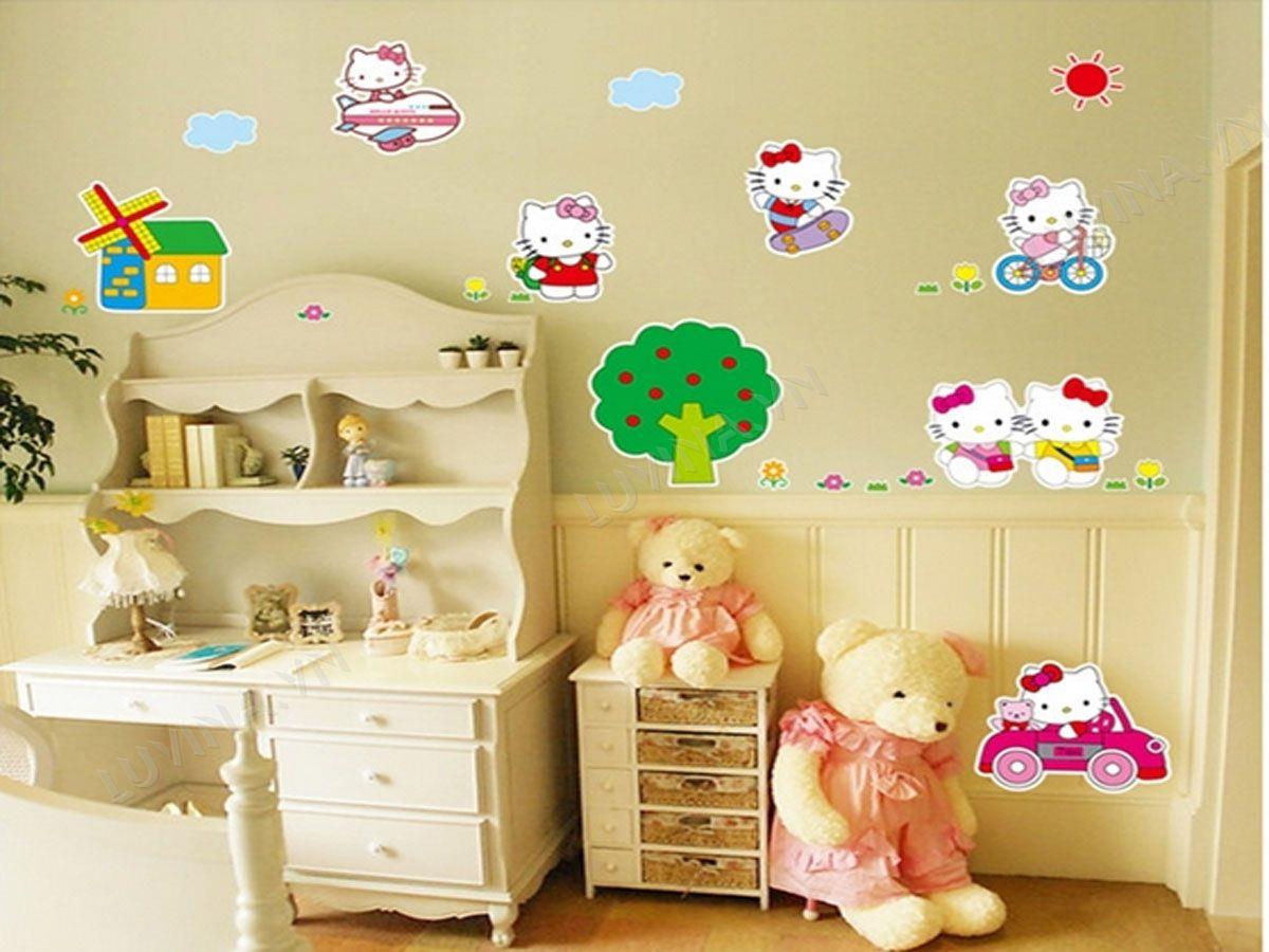 DECAL TRANG TRÍ HELLO KITY