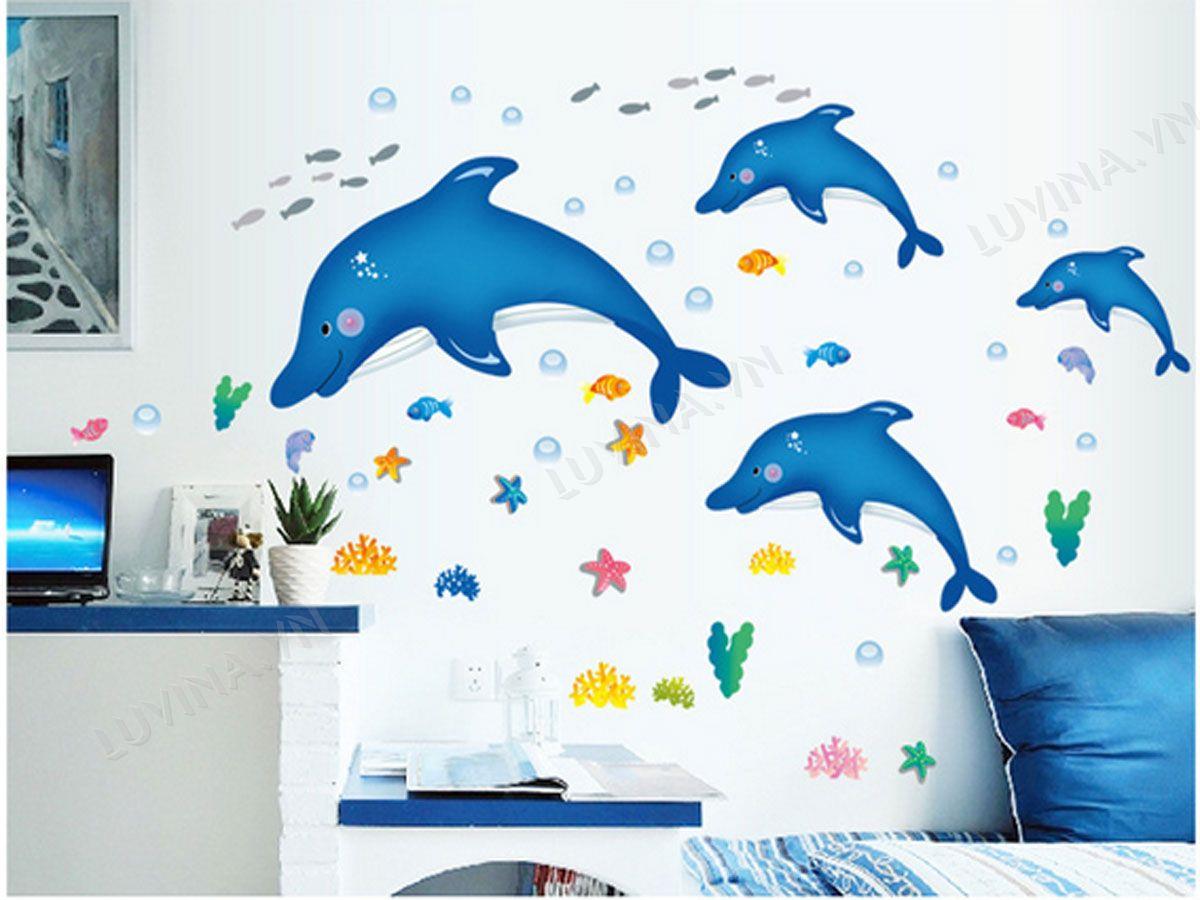 DECAL TRANG TRÍ CÁ HEO