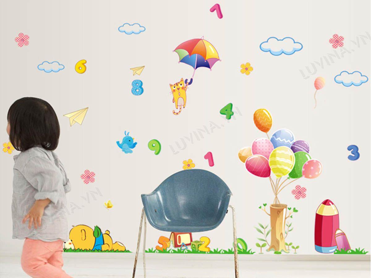 DECAL TRANG TRÍ CÂY BÓNG BAY