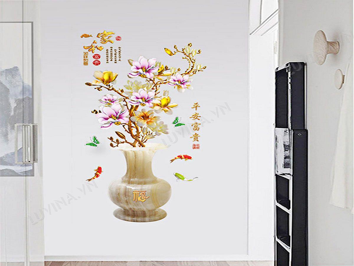 DECAL TRANG TRÍ BÌNH MAI VÀNG