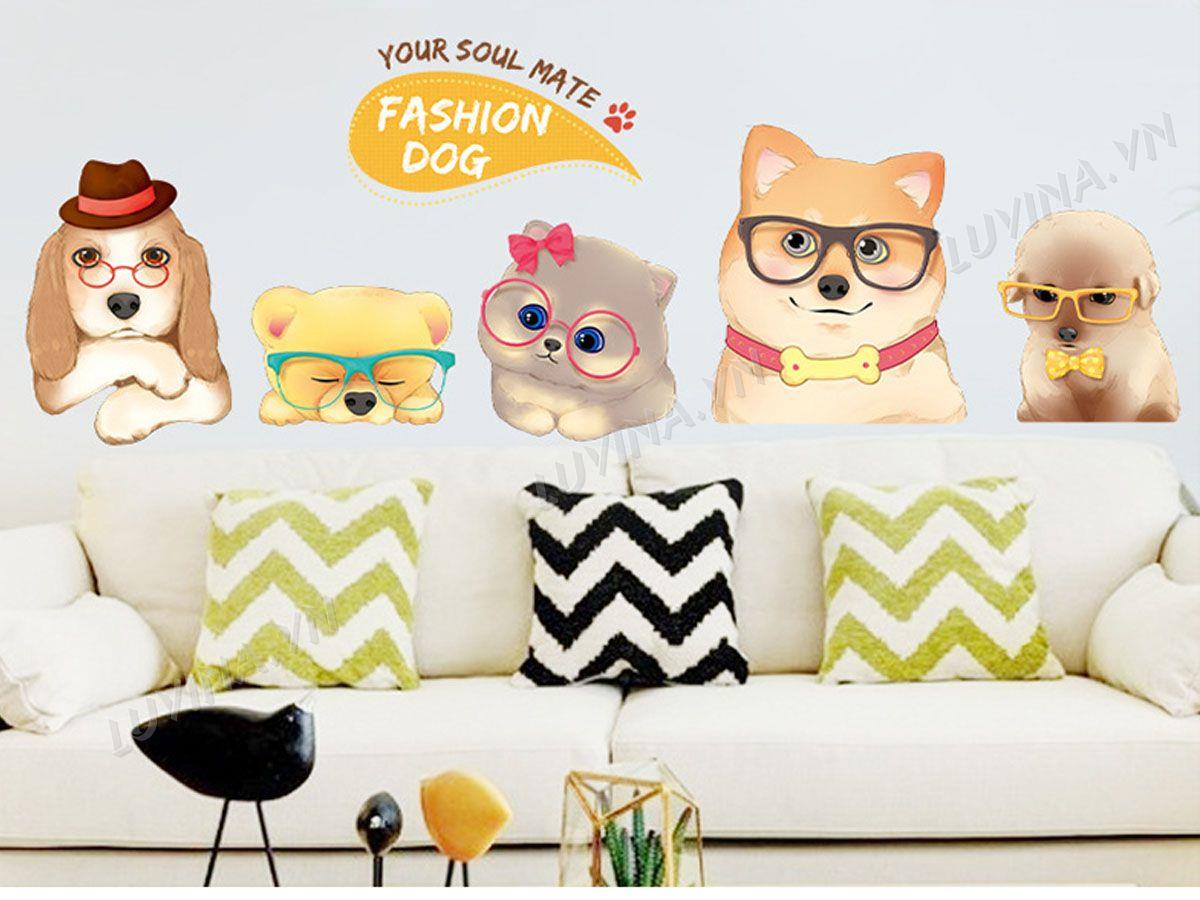 DECAL GIA ĐÌNH CHÓ