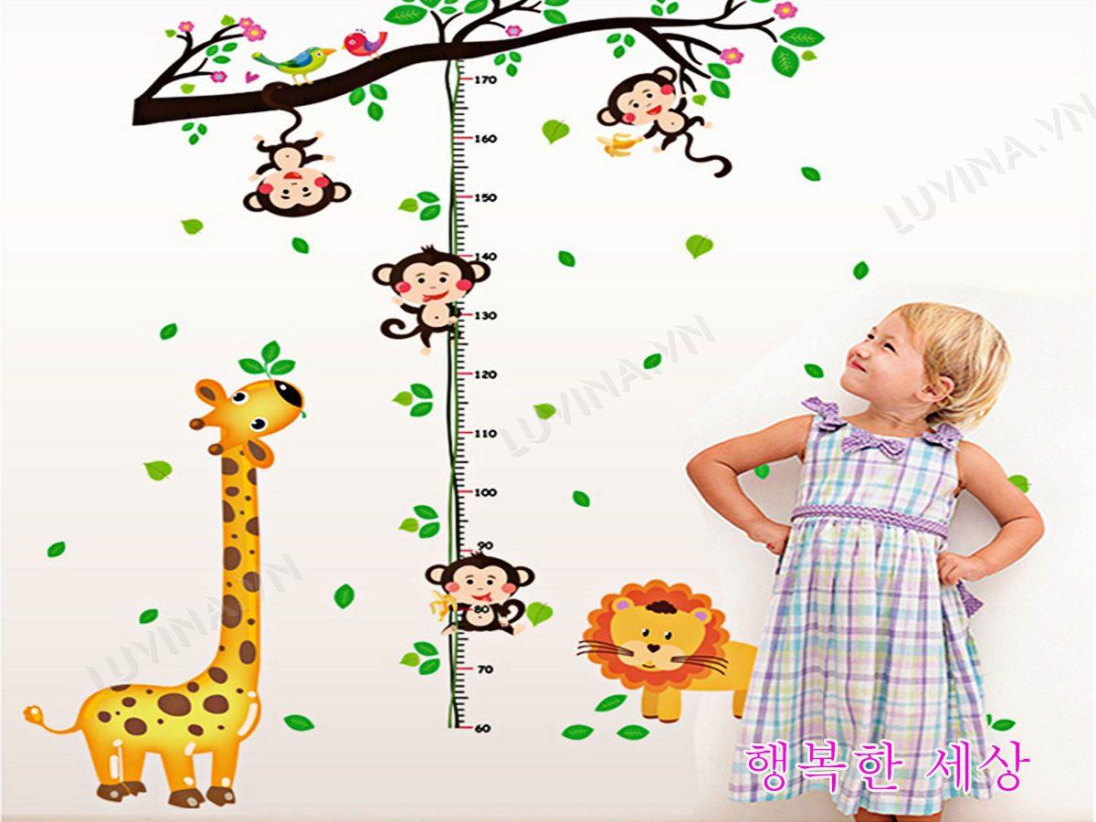 DECAL TRANG TRÍ THƯỚC ĐO HƯƠU