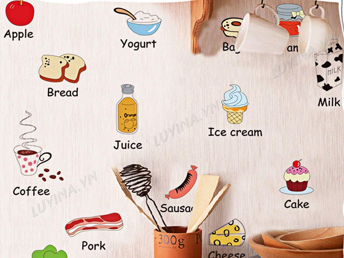 DECAL TRANG TRÍ DÁN TỦ LẠNH