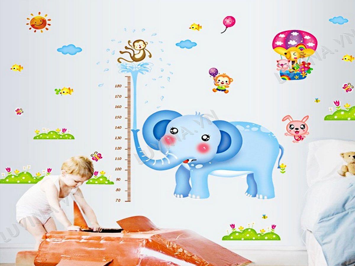 DECAL TRANG TRÍ THƯỚC VOI ĐẠI