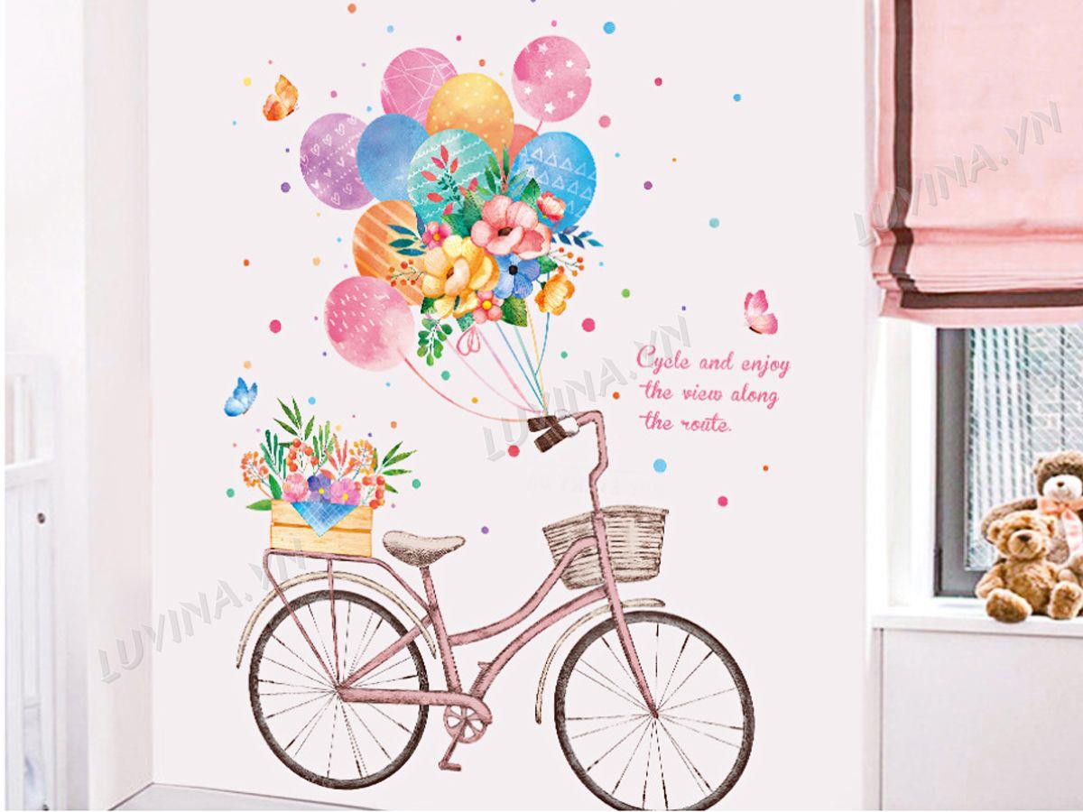 DECAL TRANG TRÍ XE ĐẠP BÓNG BAY