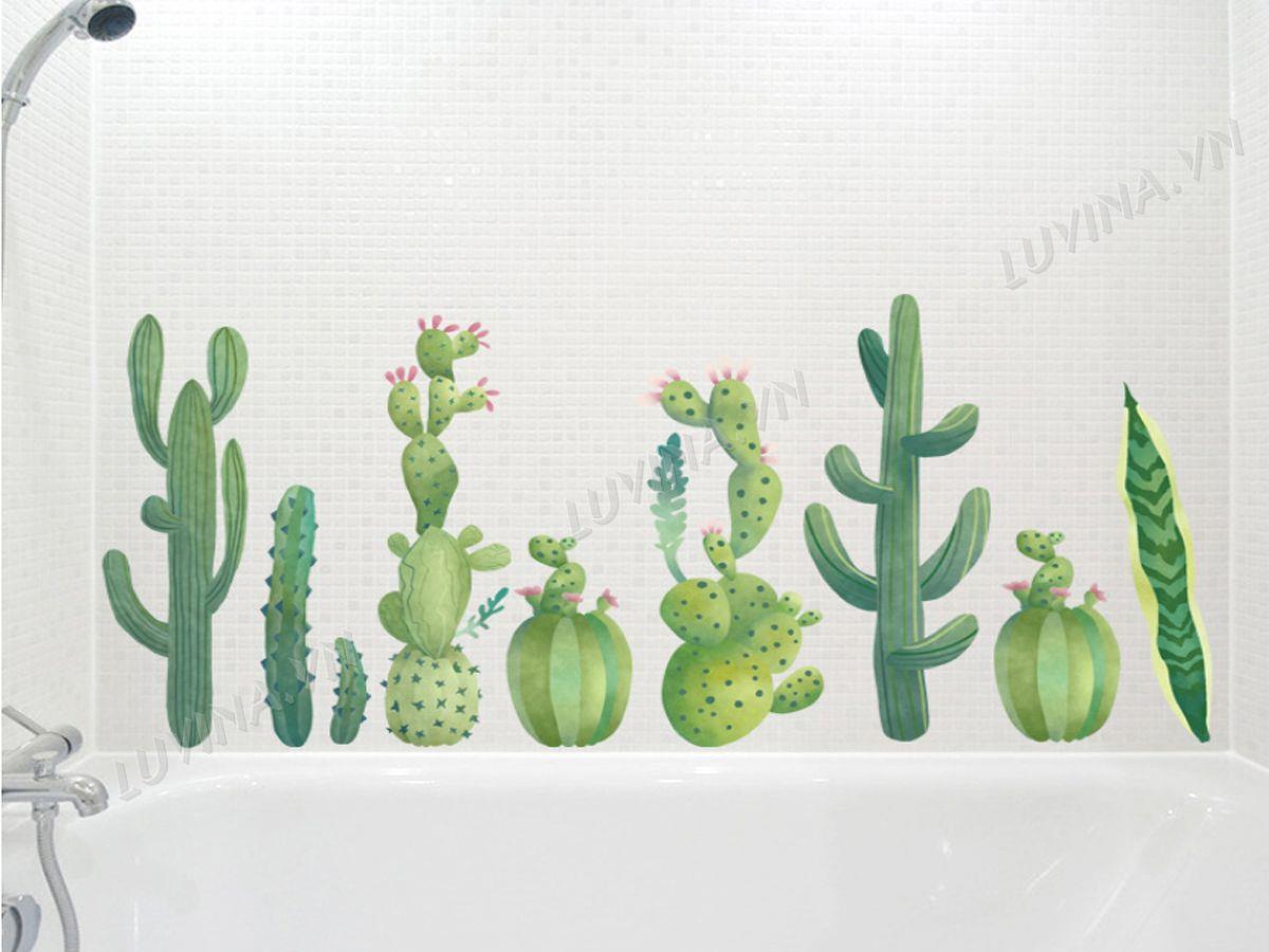 DECAL TRANG TRÍ CÂY XƯƠNG RỒNG