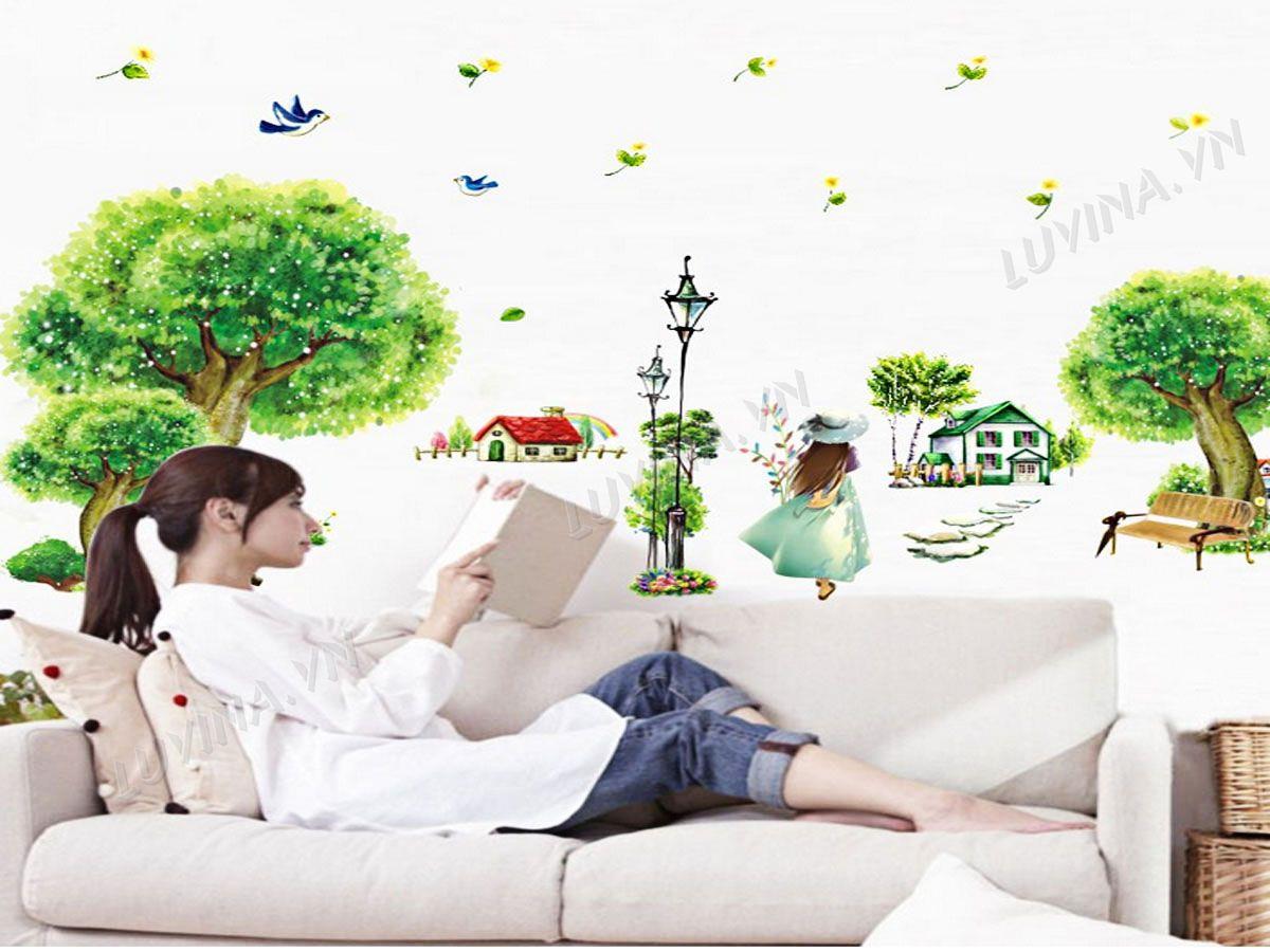 DECAL TRANG TRÍ NGÔI NHÀ CẦU VỒNG