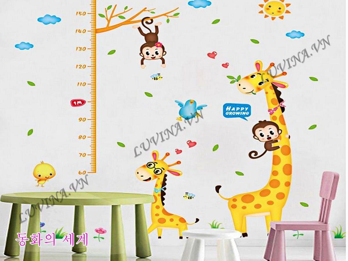 DECAL TRANG TRÍ THƯỚC HƯƠU CAO CỔ